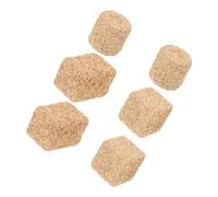 WHAMVOX Lot de 6 Mini-Meules de Foin Réalistes en Paille Naturelle Modèles Miniatures Cylindriques Carrés et Rectangulaires Décor Rustique pour Jardin Miniature Scènes de Ferme et