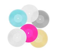 WHAMVOX Lot De 6 Vinyles Miniatures pour Maison De Poupée pour Mon Mini Jouet De Décoration De Disque Modèle De Disque Simulé pour Décoration De