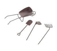 WHAMVOX Lot De 8 Outils De Jardinage pour l'agriculture L'Artisanat Paysage La Brouette La Culture des Plantes Petit Chariot Les Outils pour Enfants Les Jouets Et Les