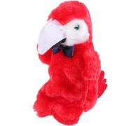 WHAMVOX Marionnette à Main Perroquet en Peluche Douce 1 Pièce, Éducatif Interactif pour Garçon et Filles, Outil de Jeu Créatif et Narration, Marionnette pour Éveil et Apprentissage
