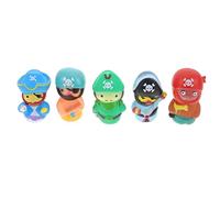 WHAMVOX Marionnettes à Doigts Pirates en Vinyle Garçon Et Filles, Taille Standard, Jouet Éducatif Interactif, Développement Imagination Garçon Et Filles, Jeu Pédagogique Familial, Coffret 1 Set