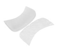 WHAMVOX Masque Cou en Soie Naturelle Blanc, 100 Pièces, Patch de Cou de Beauté Hydratant pour Améliorer L'absorption des Nutriments et Resserrer les Pores