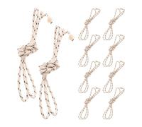 WHAMVOX Mèches à Huile pour Lampes, Remplacement de la mèche de la Lampe à Huile, Coton Rond Blanc, 10 Rouleaux de 1 m, pour Lampe à pétrole et lanternes extérieures