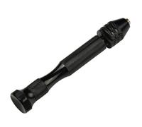WHAMVOX Mini Perceuse Manuelle en Alliage D'aluminium Noire avec Mandrin Réglable Foret à Broche Précis pour Modélisme et Loisirs Créatifs