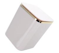 WHAMVOX Mini Poubelle Carrée de Comptoir en Pp Blanc pour Maison et Bureau