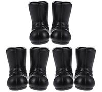 WHAMVOX Miniatures de Bottes de Noël du Père Noël en Plastique 3 Paires de Mini Chaussures Rouges Décorations Miniatures pour Maison de Poupée Accessoires de Décoration