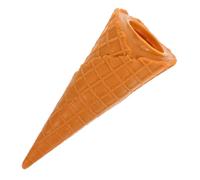 WHAMVOX Modèle Cornet Glace PVC Vide Réaliste Décoration pour Photographie et Vitrine Cornet Réutilisable Accessoire Polyvalent pour Boutique et Événement