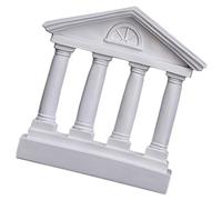 WHAMVOX Modèle de Temple Sculpture Décorative Élégante en Résine Blanche de Style Romain Statue Architecturale Vintage pour Décoration Maison et Bureau pour Jardin ou Boutique