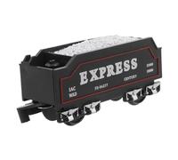 WHAMVOX Modèle de Train Transport de Charbon Garçon Fille Locomotive Vapeur Miniature Réaliste et Extensible pour Jeux Créatifs