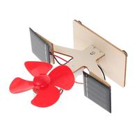 WHAMVOX Modèle de Ventilateur Solaire DIY en Bois Kit Éducatif Scientifique pour Garçon et Filles D’Expérimentation Physique Développement des Compétences Pratiques Présent