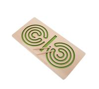 WHAMVOX Montessori Bois Labyrinthe Éducatif pour Garçon Fille Développement Coordination Main-œil et Motricité Fine Entraînement des Hémisphères Gauche et Droit Éveil Intellectuel Garçon