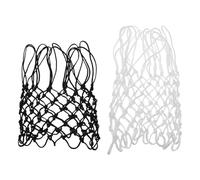 WHAMVOX Nylon Filet de Basket-Ball Installation Facile Résistant 2 Pièces, 12 Boucles, Résistant aux Intempéries pour Panier de Basket Extérieur et Entraînement Professionnel
