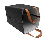 WHAMVOX Panier à Linge Feutre Modèle Avec Base Rangement Pratique Pour Vêtements Et Objets Divers Design Simple Et Élégant Facile à Transporter