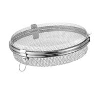 WHAMVOX Panier Couvert Lave Vaisselle en Acier Inoxydable Rond Grosse Capacité, Surface Lisse, Pratique et Délicat pour Rangement des Couverts et Ustensiles