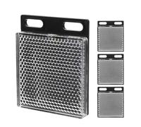 WHAMVOX Panneau Rétro Réfléchissant Installation Facile pour Cellule Photoélectrique, Réflecteur de Capteur de Sécurité à Surface Réfléchissante Lot de 4 Pièces pour Éclairage