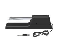 WHAMVOX Pédale Sustain Piano Électrique Antidérapante avec Inversion de Polarisation Métal et Câble Commande Pied Compatible Clavier Synthétiseur Organisateur
