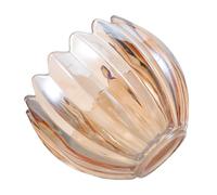 WHAMVOX Petit Abat-jour en Verre Mini Tulipe 42 Mm Ambre pour Lampe de Table Suspendre Vintage, Abat-jour de Remplacement Adapté pour Plafonnier et Ventilateur de Plafond