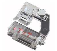 WHAMVOX Pied de Machine à Coudre Facile à Utiliser en Métal Argenté Multifonction Pied Presseur Ajustable pour Machines à Coudre Domestiques