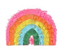 WHAMVOX Piñata Arc-en-ciel Petite pour Anniversaire Garçon et Filles, de Remplissage Bonbons et Mini-jouets, Décoration Colorée pour Fête, Shower et Révélation