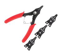 WHAMVOX Pince à Circlips Kit 1 Set Pratique Multifonction en Acier Rouge pour Retrait et Maintien des Anneaux et Démontage Facile pour Usage Mécanique