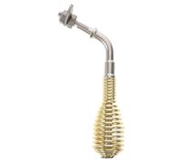 WHAMVOX Poignée à Ressort de Porte de Cheminée 10 Cm Métal Résistant la Chaleur, Filetage M8, Remplacement Poignée Poêle à Bois, Compatible Portes de Foyer et Fumoirs, Usage Maison