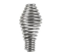 WHAMVOX Poignée à Ressort de Porte de Poêle à Bois Conique Unilatérale en Acier Inoxydable, Résistance la Chaleur, Compatibilité, Accessoire pour Cheminée et Chaudière à Granulés