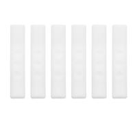 WHAMVOX Poignée de Frein à Main en Silicone, Couvercle de Frein vélo Protecteur, Blanc, 3 Paires, pour Cyclisme et VTT, Manchon Souple résistant à l’Eau