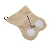 WHAMVOX Porte-balles de Golf Compact, Léger, en Tissu Peluche pour Golfeurs | Pochette Khaki, Rangement pour Compétition et Pratique, Transport Facile, Format Discret, Accessoires Quotidiens
