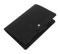 WHAMVOX Porte-carnet de Score de Golf en Cuir PU Noir Étui Rigide de Protection pour Cartes de Score Carnet Compact pour Suivi Précis pour Golf en Extérieur et Compétitions