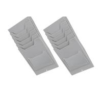 WHAMVOX Porte Carte Professionnelle Mural 2pcs en Pp avec Design Élégant pour Cartes de Visite et Cartes Magnétiques Usage Polyvalent en Hôtel