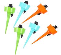 WHAMVOX PP Goutteurs D'irrigation Automatiques à Débit Réglable 6 Pièces | Pots D’herbes et Plantes D’intérieur, Valves de Contrôle, Diamètre Bouche 28mm, Jardin et Serrage