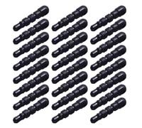 WHAMVOX Prise pour écouteurs créative 340 Pcs Cache-Poussière Jack en PVC avec Tête Ronde et Ajustement Ferme pour Protection Contre Humidité et Poussière en Déplacement Noir