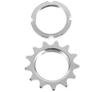 WHAMVOX Roue à Pignon Fixe 13t en Acier Galvanisé pour Vélo Mono Vitesse, Moyeu à Pignon Fixe Solide, Compatible VTT, Connexion Stable et Usinage de Précision, Roue Silencieuse