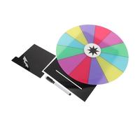 WHAMVOX Roue Tournante de Table Cases Acrylique avec Socle Stable Roue à Prix Portable pour Jeux de Fête Carnaval Mariage et Événements