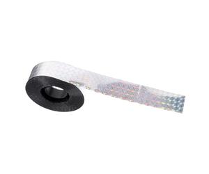 WHAMVOX Ruban Réfléchissant Double Face en Pet Argenté, Bande Anti-Oiseaux Décorative pour Jardins et Terres Agricoles, Longueur Extra-Longue pour Protéger Oiseaux