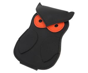 WHAMVOX Sacoche de Médiators pour Guitare Portable PU Organisateur de Picks Forme de Chouette Étui Pratique pour Musiciens Protection et Rangement des Médiators pour Usage Domestique et