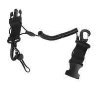 WHAMVOX Sangle de Caméra Plongée Anti-Perte avec Ressort Attache Sécurité Poignet Étanche pour Appareil Photo sous Eau Cordon Noir