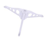 WHAMVOX Socle pour Sapin de Noël Artificiel en Plastique Blanc Structure Triangulaire, Facile à Assembler et Démonter, pour Fêtes de Noël et Mariages