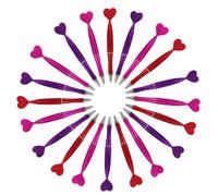 WHAMVOX Stylo à Bille Cœur Stylo Créatif 48 Pièces en Plastique Abs