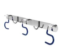 WHAMVOX Support Balai Mural INOX Crochet S-Type pour Rangement Multifonction Fixation Murale Pratique pour Balai Serpillière Serviette et Accessoires Ménagers