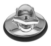 WHAMVOX Support de Pied de Tom Réglable en Fer Argenté, Accessoire de Batterie Robuste pour Caisse Claire et Grosse Caisse, Fixation 50 Mm pour Percussion, Usage Professionnel