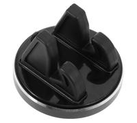 WHAMVOX Support de Téléphone Rotatif Angle Réglable pour Voiture en Métal et Silicone Support Mains Libérées Noir pour Tableau de Bord et Maison, Compatible Smartphone