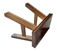 WHAMVOX Tabouret en Bois Massif Multifonction 23 Cm, Marchepied Rustique en Pin Naturel, Adulte et Garçon et Filles, Siège Polyvalent pour Intérieur, Banc Compact pour Changer