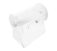 WHAMVOX Tambour de Tombola Acrylique Grand Format Boîte Transparente pour Billets Tambour Rotatif sur Pied Mixeur Rapide pour Tirages Au Sort Équitables pour Bingo et Événements Festifs