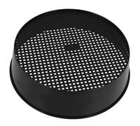 WHAMVOX Tamis Facile à Utiliser Rond Sable en Plastique Noir Tamis de Jardinage Criblage Précis des Particules de Sable et Roches pour Jardinage et Construction