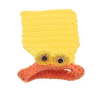 WHAMVOX Tenue Léopard Gecko Canard Jaune, Costume Tricoté Ajustable | Coton, Coupe Adaptée et Liberté de Mouvement, Usage Intérieur ou Fêtes Reptiles, Protection Douce