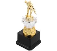 WHAMVOX Trophée de Billard Doré 20 Cm Base Stable, Trophée du Vainqueur en Plastique Résistant pour Tournoi Sportif, Récompense Polyvalente pour Concours de Fête et Championnat de Snooker