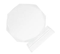 WHAMVOX Trophée en Cristal Octogonal 8 CM Plaque Vierge Personnalisable pour Prix et Trophées Cadre Photo en Verre Décoratif pour Récompenses Adultes Présent Commémoratif Polyvalent