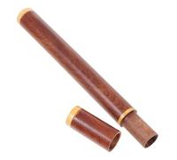 WHAMVOX Tube de Parfum en Marron, Contenant Simple et Délicat Surface Lisse et Couvercle Pratique, pour Ranger 20g de Bâtonnets de Parfum Maison