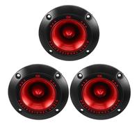 WHAMVOX Tweeter à Pavillon Piézo 3 pcs pour Équipement Audio de Scène, Son Haute Fréquence, Structure Plastique Métallique